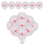 England Flag Latex Balloons - 15pcs