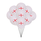 England Flag Latex Balloons - 15pcs