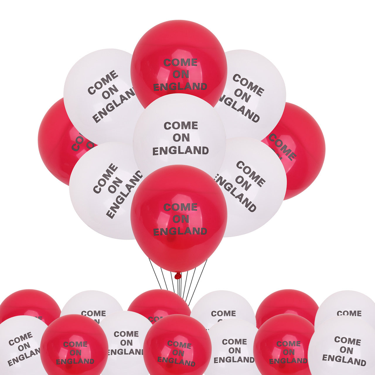 England Latex Balloon - Red & White