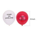 England Latex Balloon - Red & White