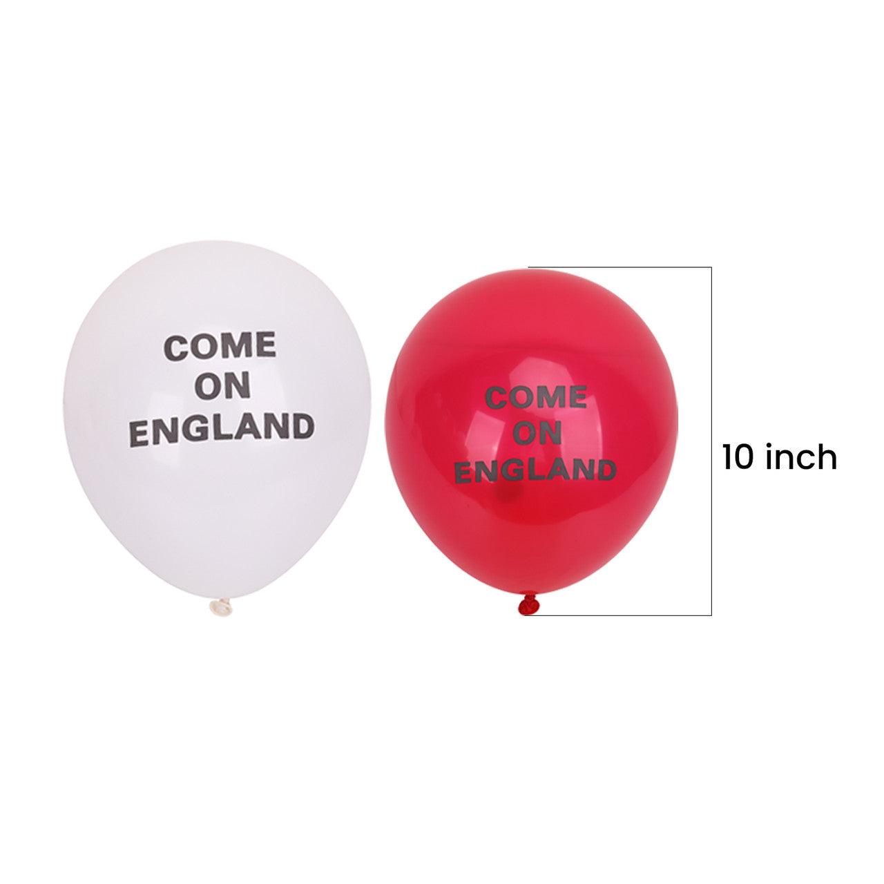 England Latex Balloon - Red & White