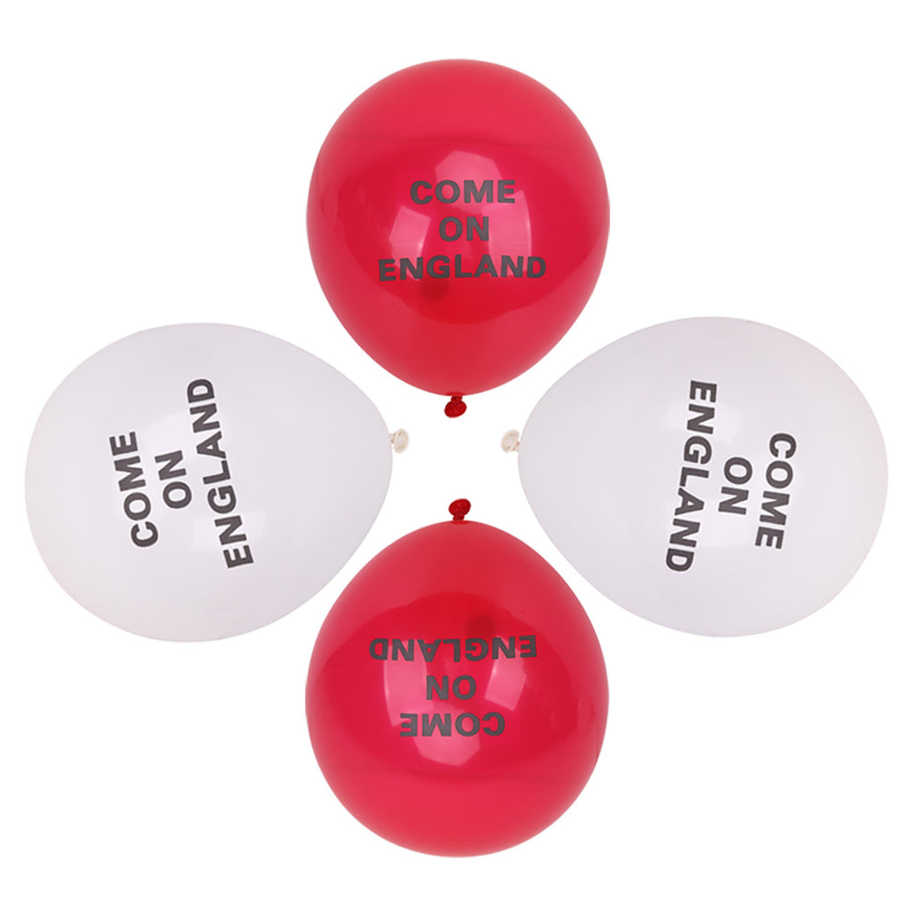 England Latex Balloon - Red & White