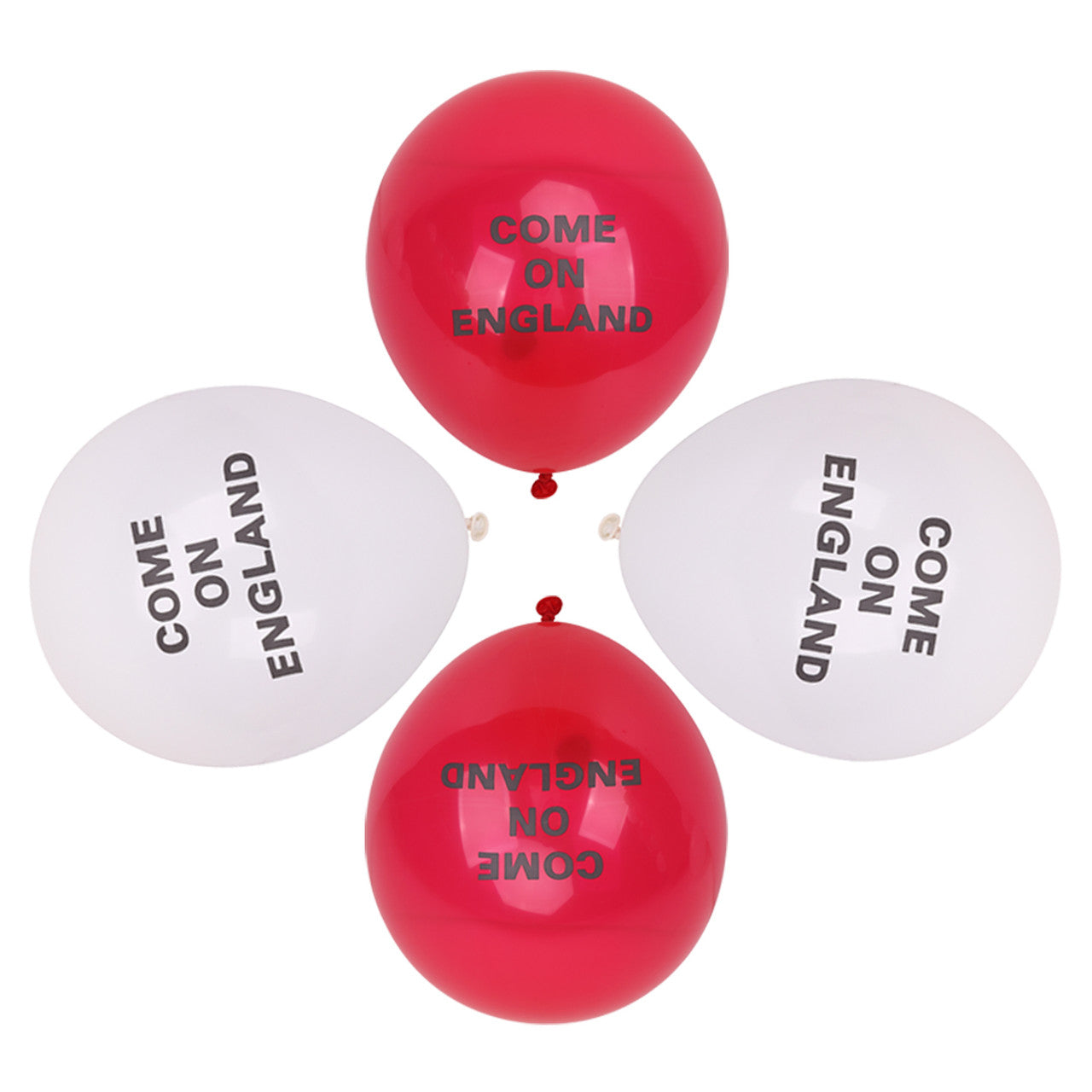 England Latex Balloon - Red & White
