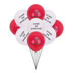 England Latex Balloon - Red & White
