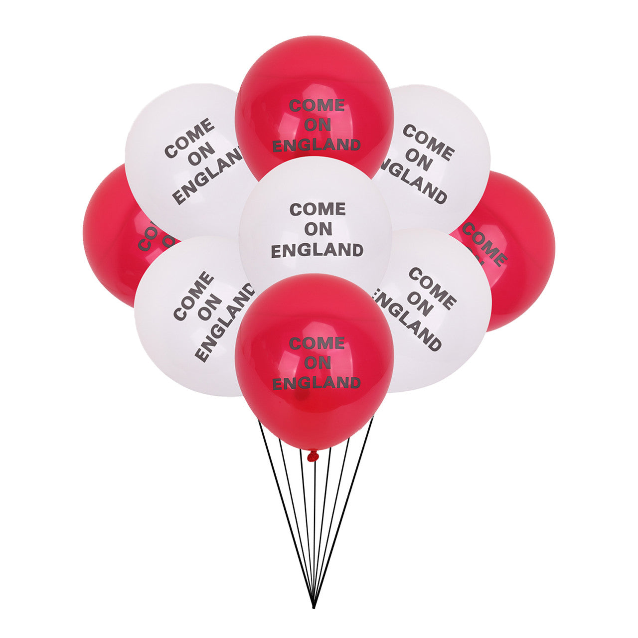 England Latex Balloon - Red & White