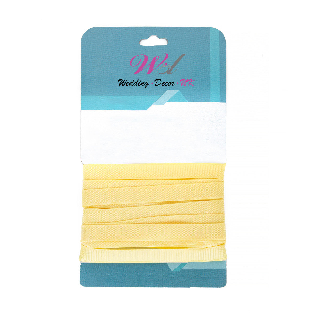 Double Sided Grosgrain Ribbon - Lemon