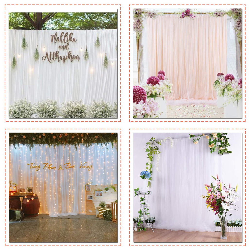 150GSM Ice Silk Photography Backdrop (No Swag) - White