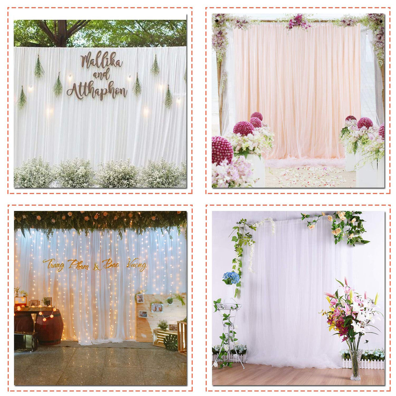 150GSM Ice Silk Photography Backdrop (No Swag) - White