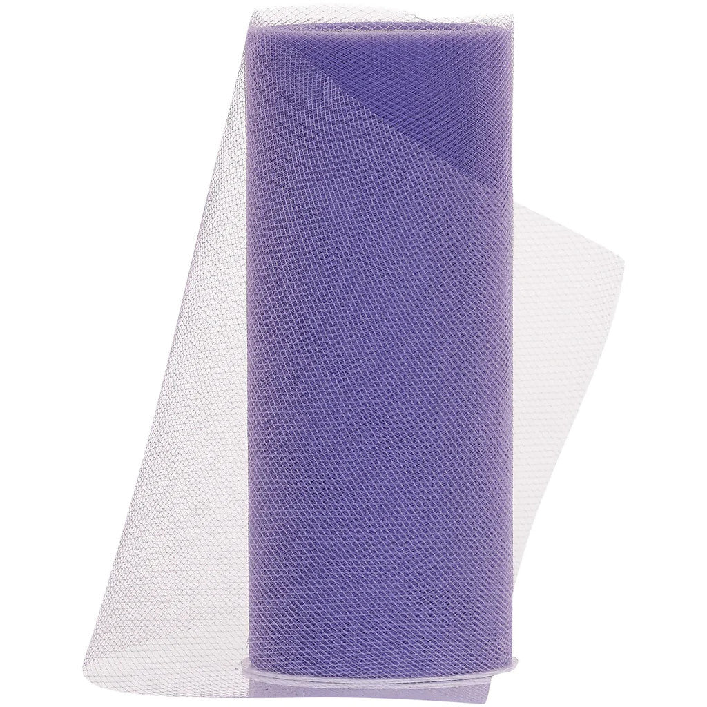 6" Tulle Fabric Roll - Light Purple (25 yards)