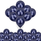Metallic Shiny Balloons - Navy Blue