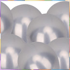 Metallic Shiny Balloons - Silver