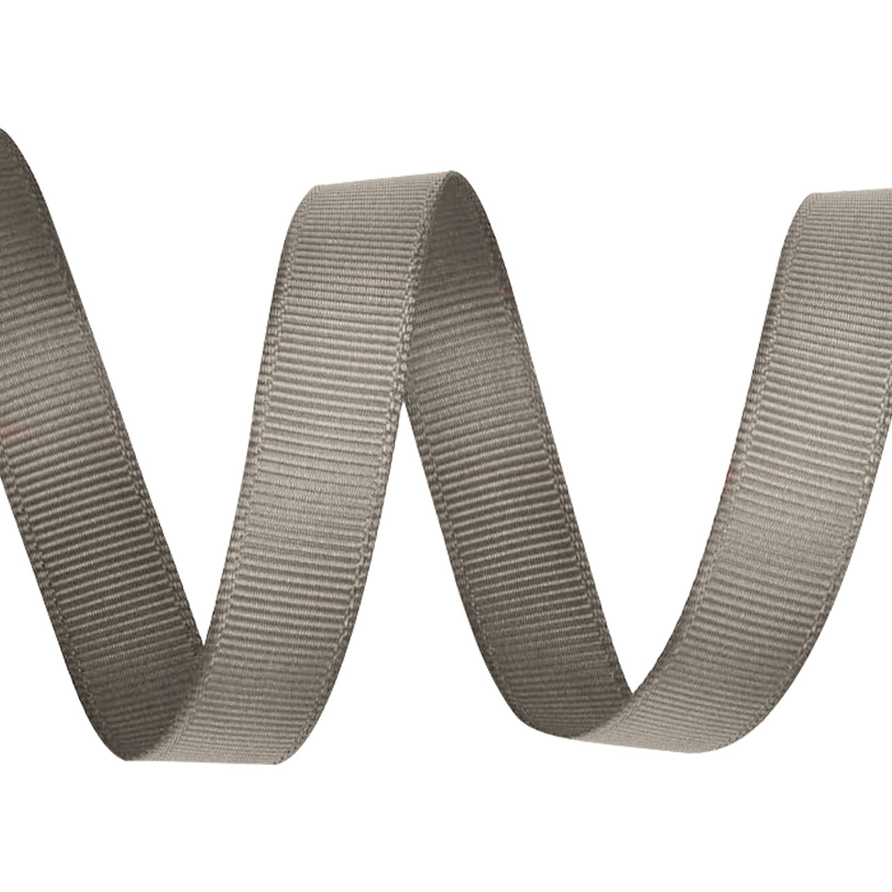 Double Sided Grosgrain Ribbon - Metal Grey