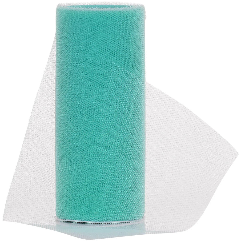 6" Tulle Fabric Roll - Mint Green