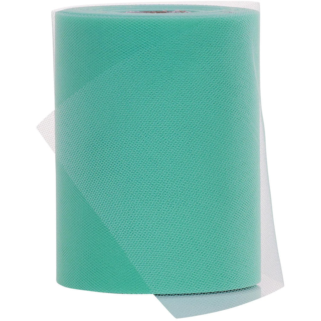 6" Tulle Fabric Roll - Mint Green