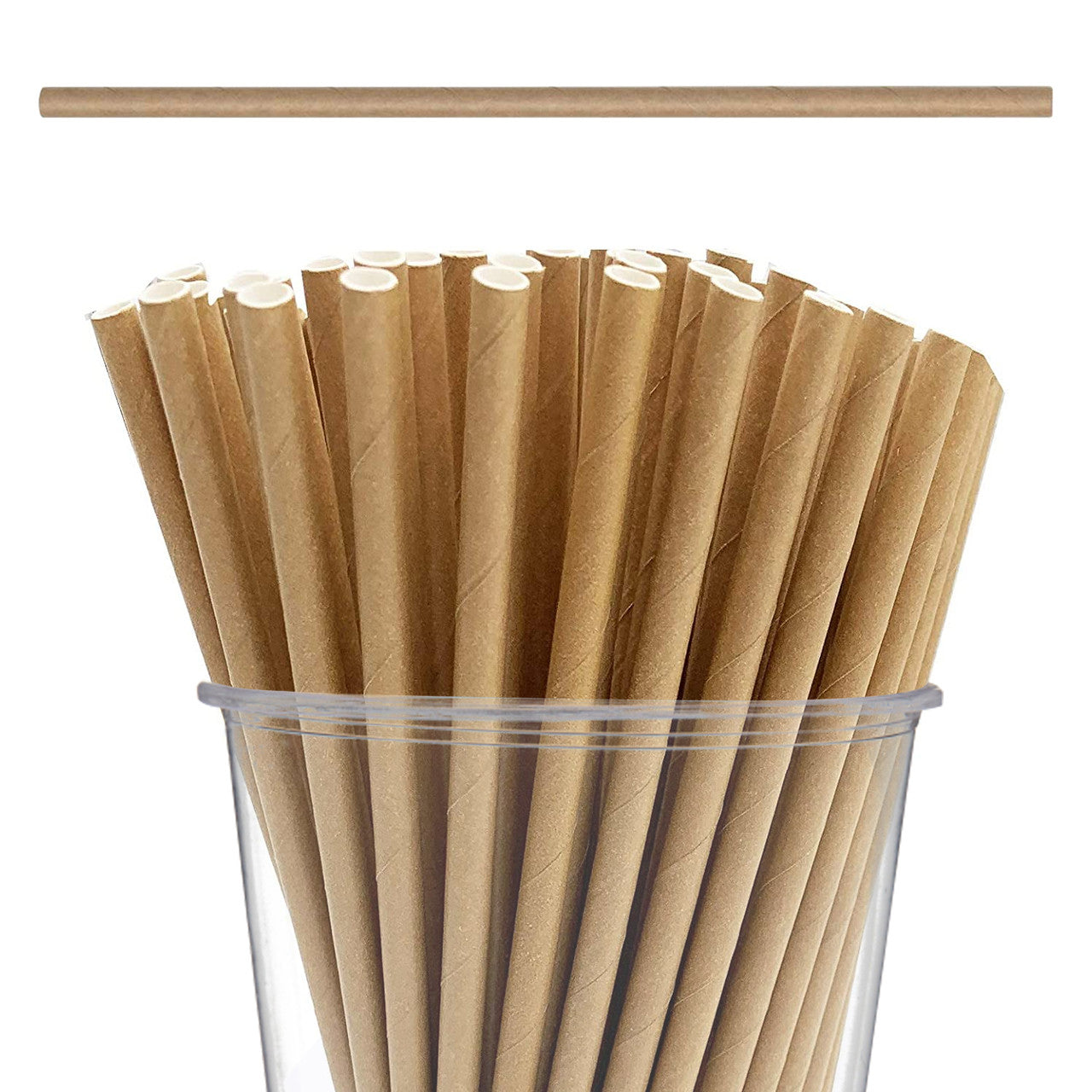 Brown Biodegradable Paper Straws