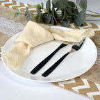110GSM Polyester Napkins - Beige
