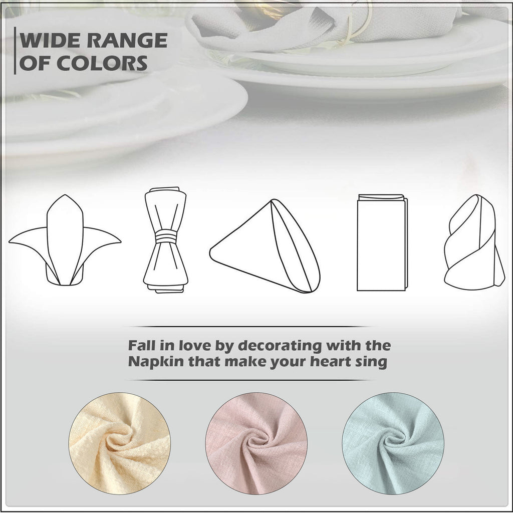 110GSM Polyester Napkins - Dusty Pink