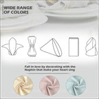 110GSM Polyester Napkins - Dusty Pink