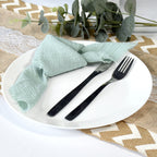 110GSM Polyester Napkins - Sage