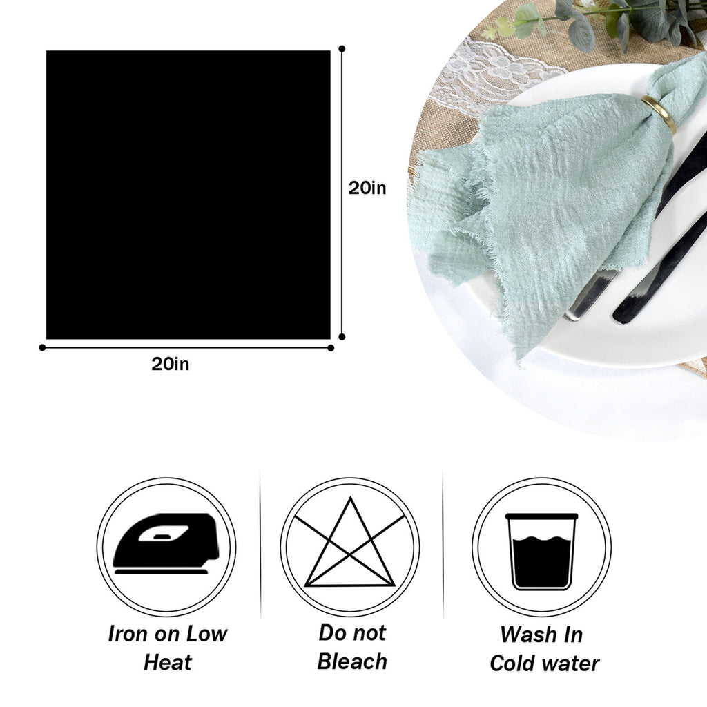 110GSM Polyester Napkins - Sage