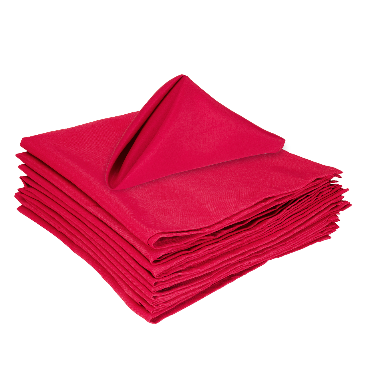 Polyester Christmas Table Napkin - Red