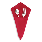 Polyester Christmas Table Napkin - Red