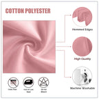20" Polyester Table Napkin - Dusty Pink