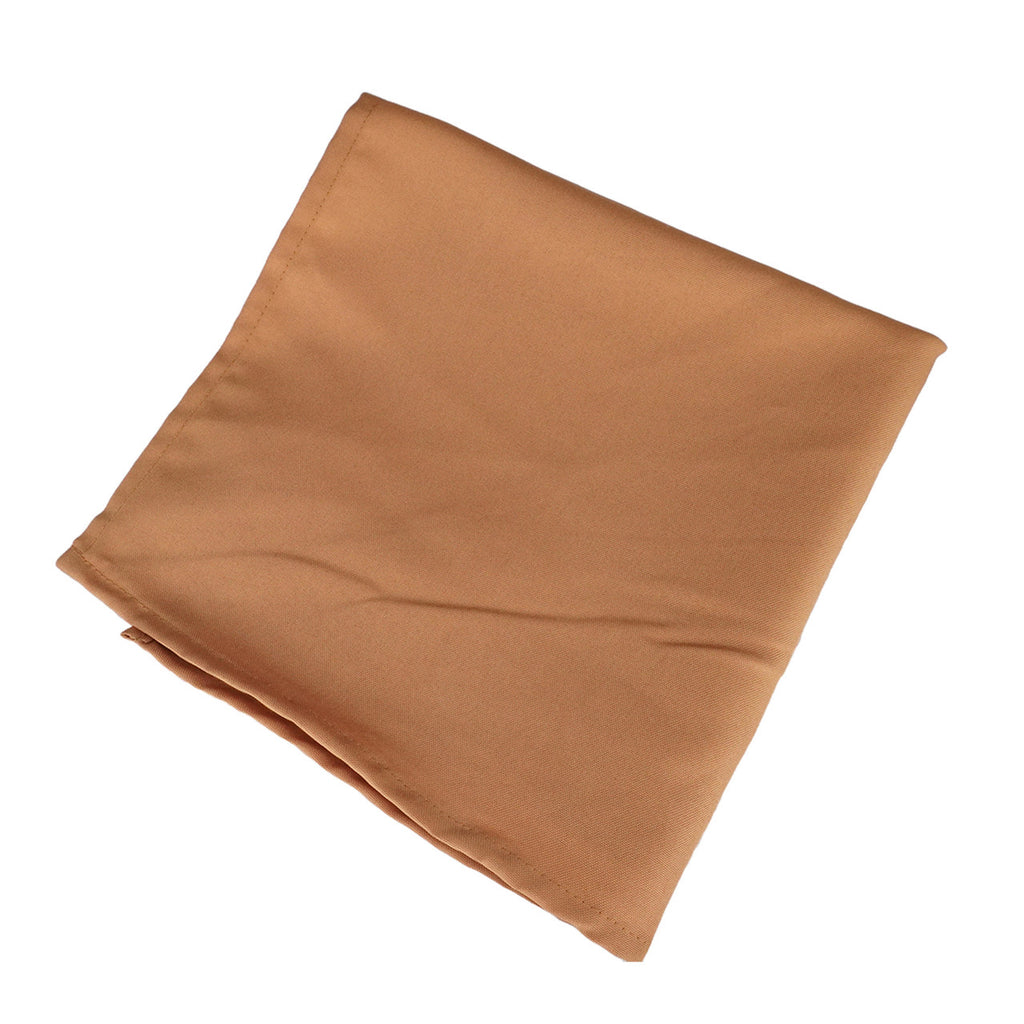 20" Polyester Table Napkin - Dark Gold