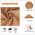 20" Polyester Table Napkin - Dark Gold