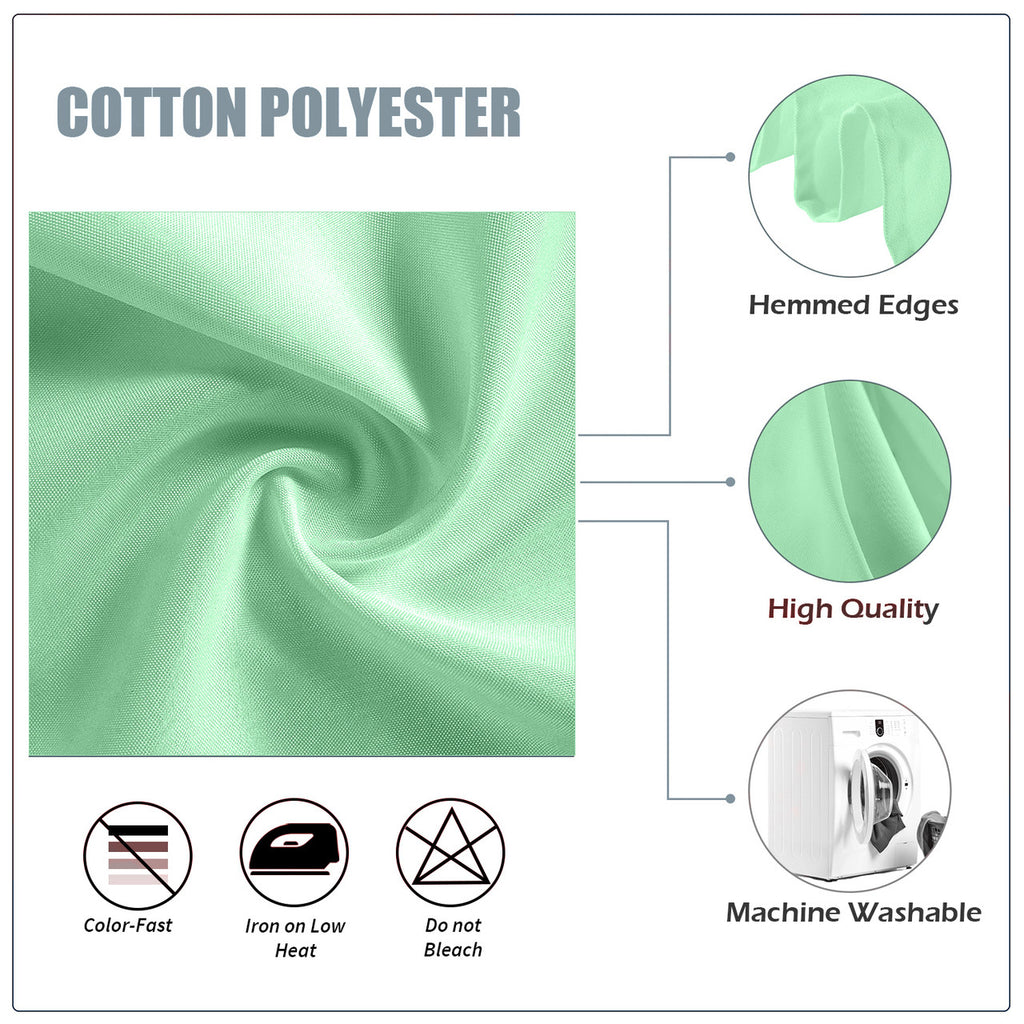 20" Polyester Table Napkin - Mint Green