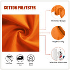 20" Polyester Table Napkin - Orange