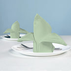 20" Polyester Table Napkin - Sage Green