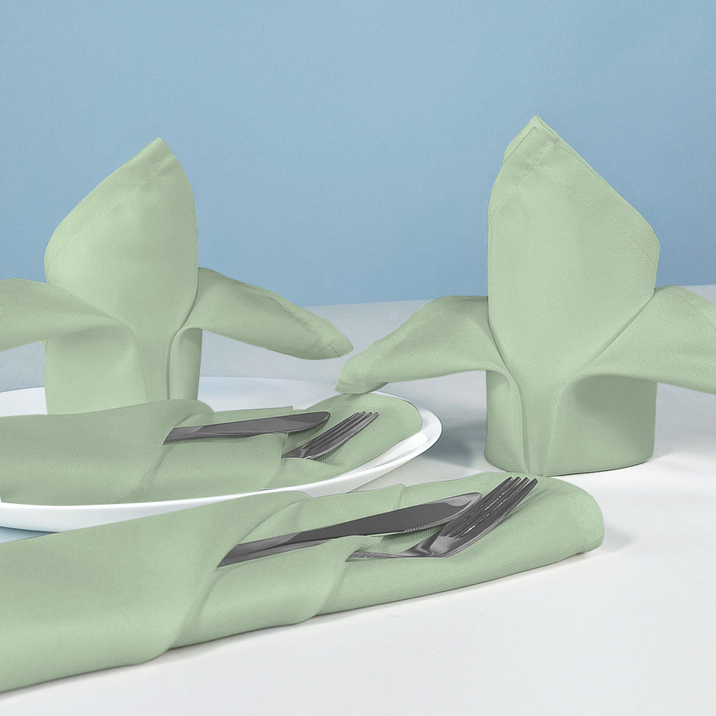 20" Polyester Table Napkin - Sage Green