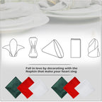 20" Spun Polyester Table Napkin - Green