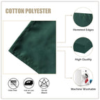 20" Spun Polyester Table Napkin - Green