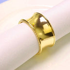 Hammered Beaded Napkin Rings – Table Décor Set