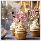 New Year Cocktail Picks - Rose Gold - 7pcs