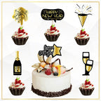 New Year Cocktail Picks - Black - 6pcs