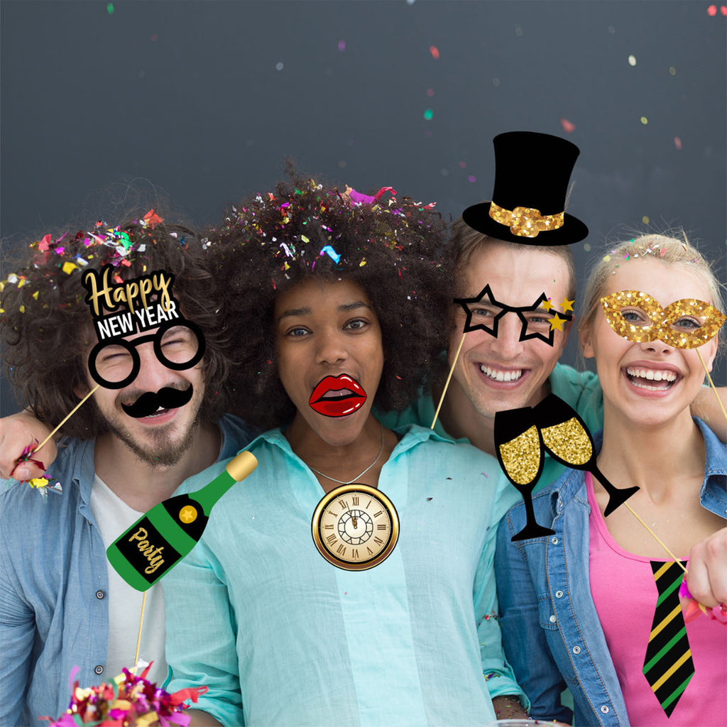 New Years Party Props - 22pcs