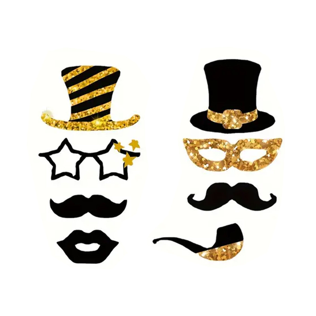 New Years Party Props - 22pcs