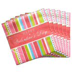 Valentines Themed Napkins - 13"