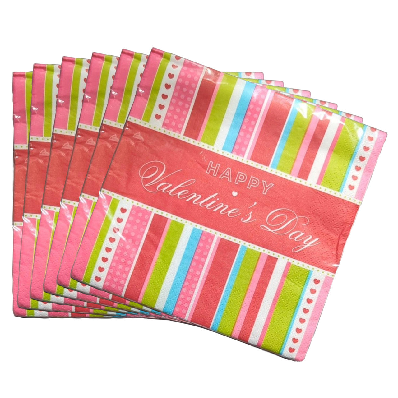 Valentines Themed Napkins - 13"