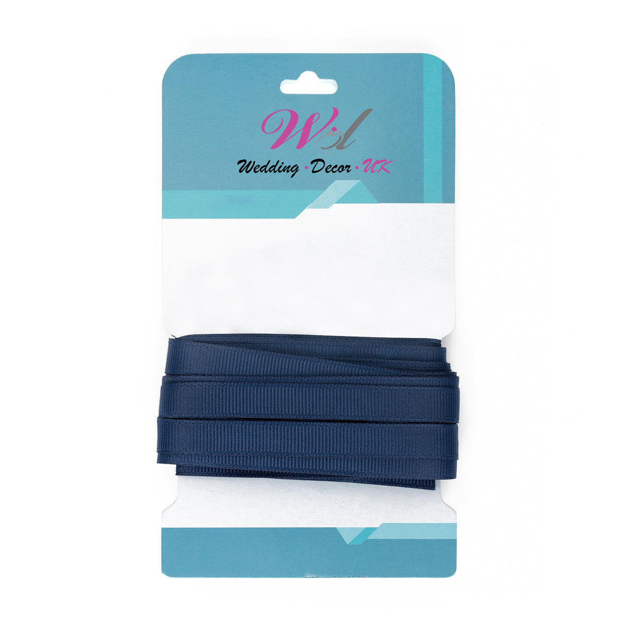 Double Sided Grosgrain Ribbon - Navy Blue