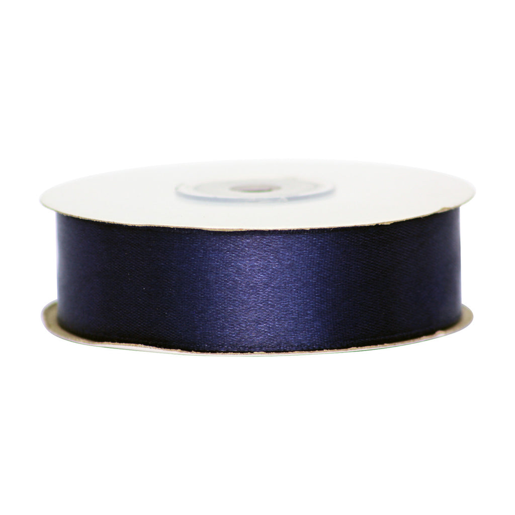 Double Sided Satin Ribbon - Navy Blue