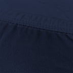 Short Velvet-Touch Spandex Chair Cover - Navy