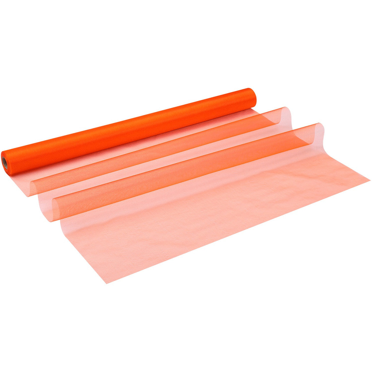 Organza Roll 15mx70cm - Burnt Orange