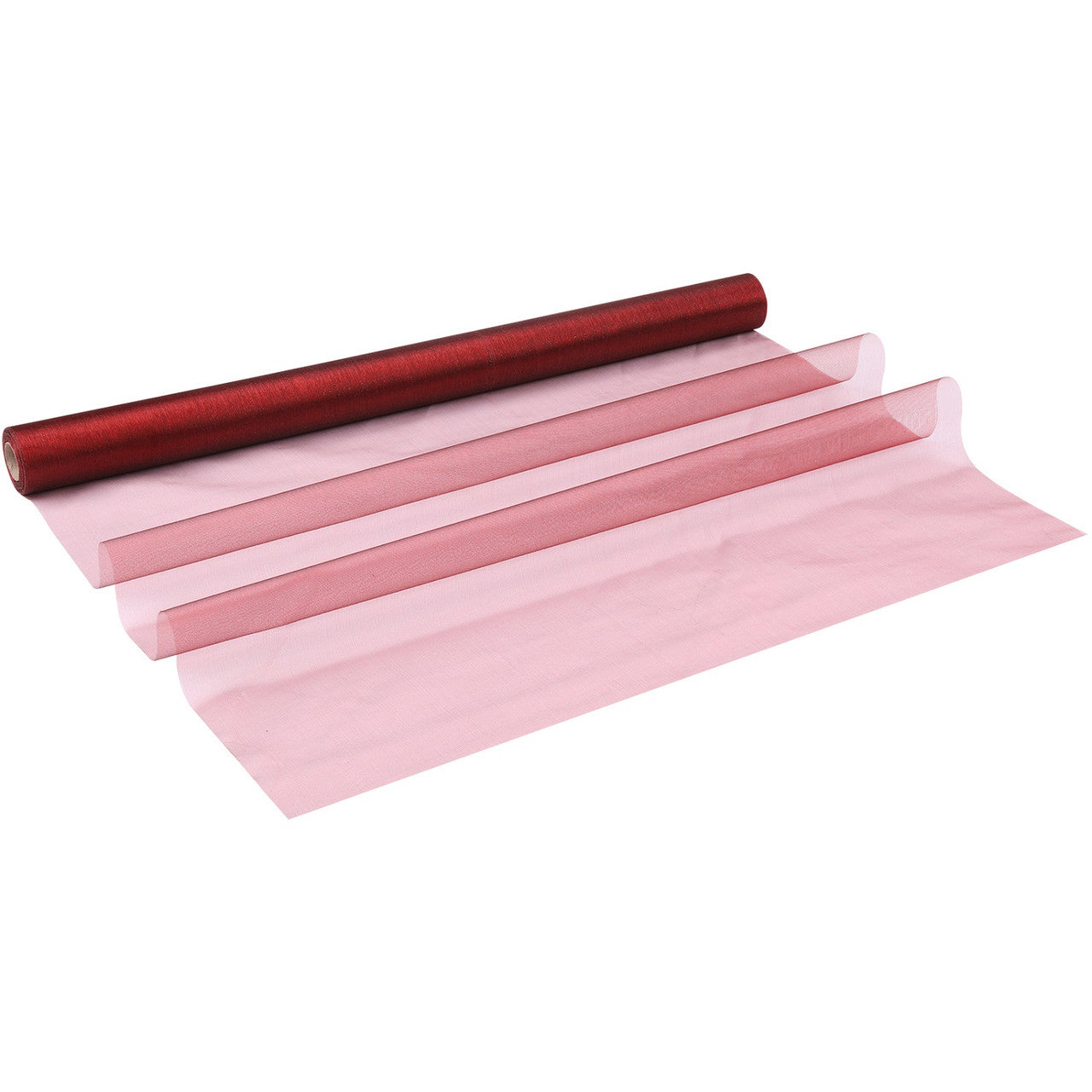 Organza Roll 15mx70cm - Burgundy