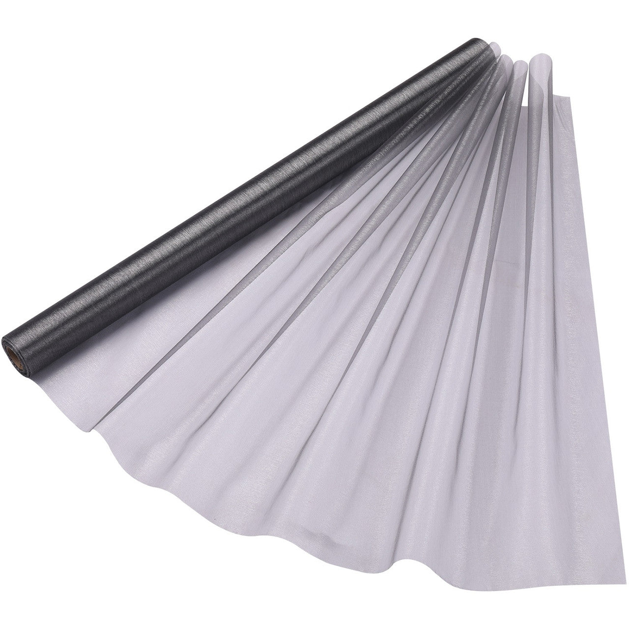 Organza Roll 15mx70cm - Dark Silver