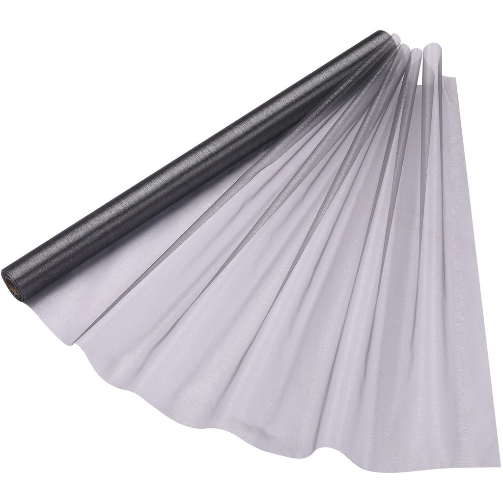 Organza Roll 15mx70cm - Dark Silver
