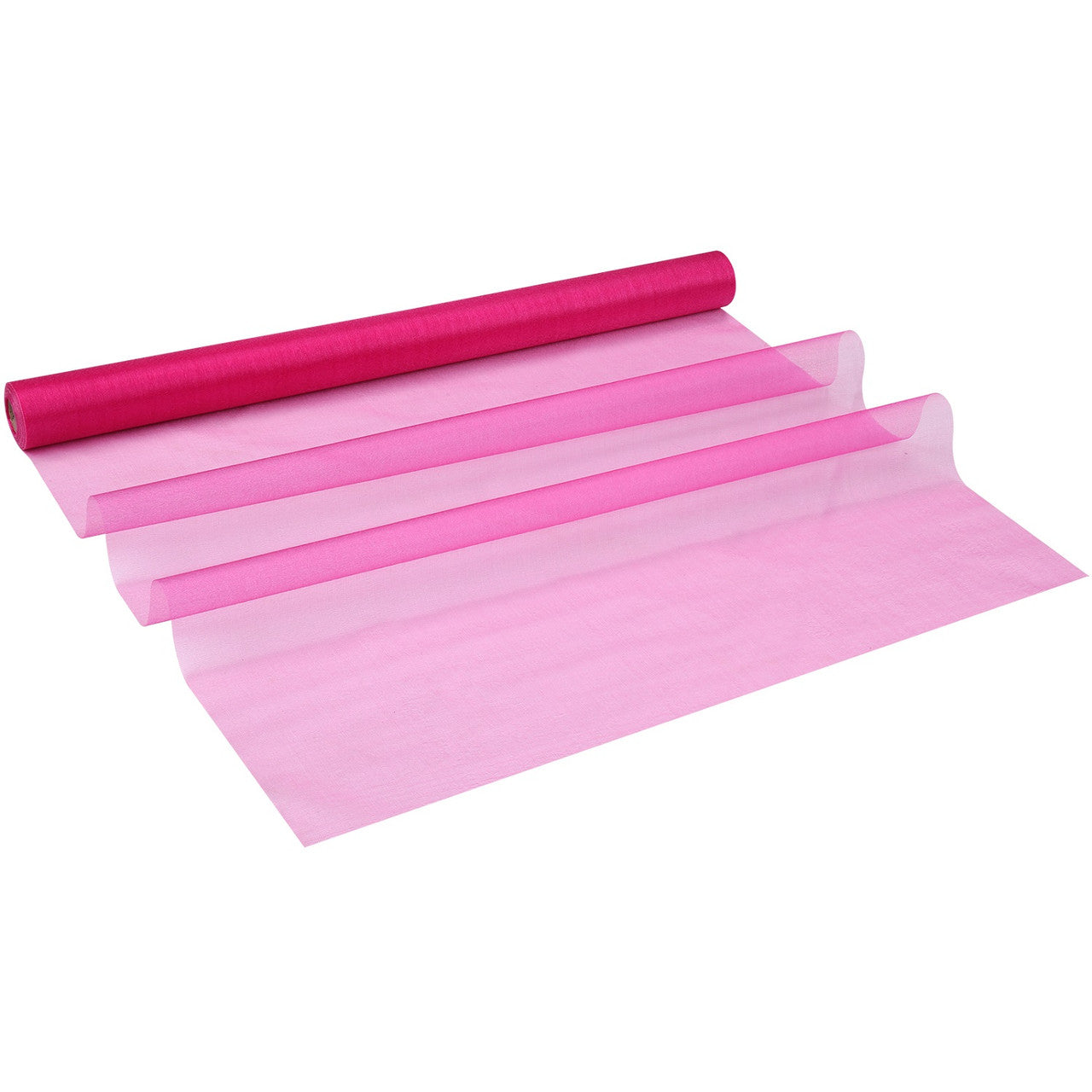 Organza Roll 15mx70cm - Hot Pink